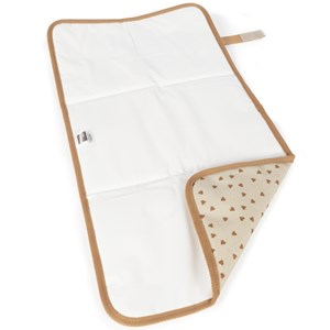 Tapis à langer coeurs poppy cannelle