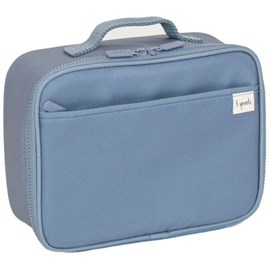 Lunch bag en tissu recyclé bleu