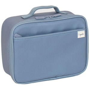 Lunch bag en tissu recyclé bleu