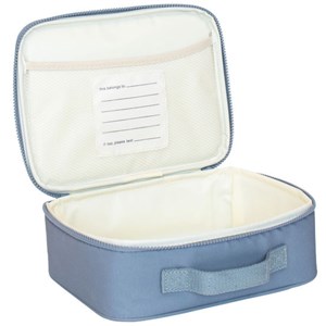 Lunch bag en tissu recyclé bleu