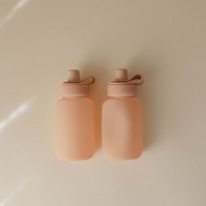 Lot de 2 gourdes alimentaires blush