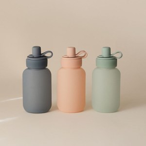 Lot de 2 gourdes alimentaires blush