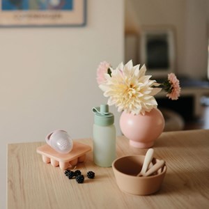 Lot de 2 gourdes alimentaires cambridge blue