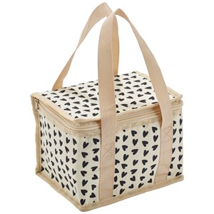 Sac de transport isotherme cœurs ecru