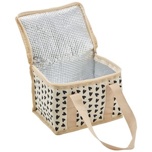 Sac de transport isotherme cœurs ecru