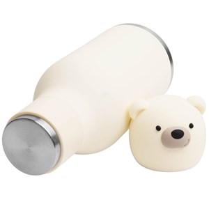 Gourde isotherme bestie ours blanc (460 ml)