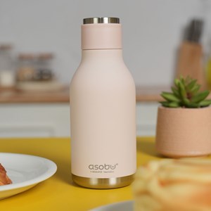 Gourde isotherme bestie ours blanc (460 ml)