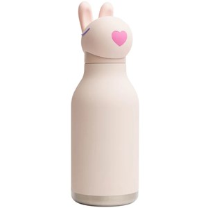 Gourde isotherme bestie lapin rose (460 ml)