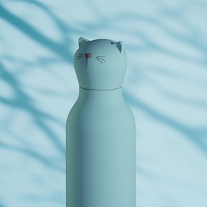 Gourde isotherme bestie chat (460 ml)