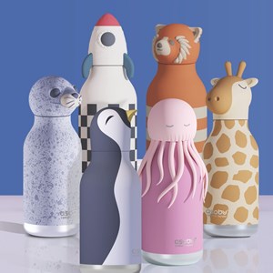 Gourde isotherme bestie pingouin (460 ml)