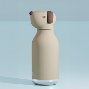 Gourde isotherme bestie chien marron (460 ml)