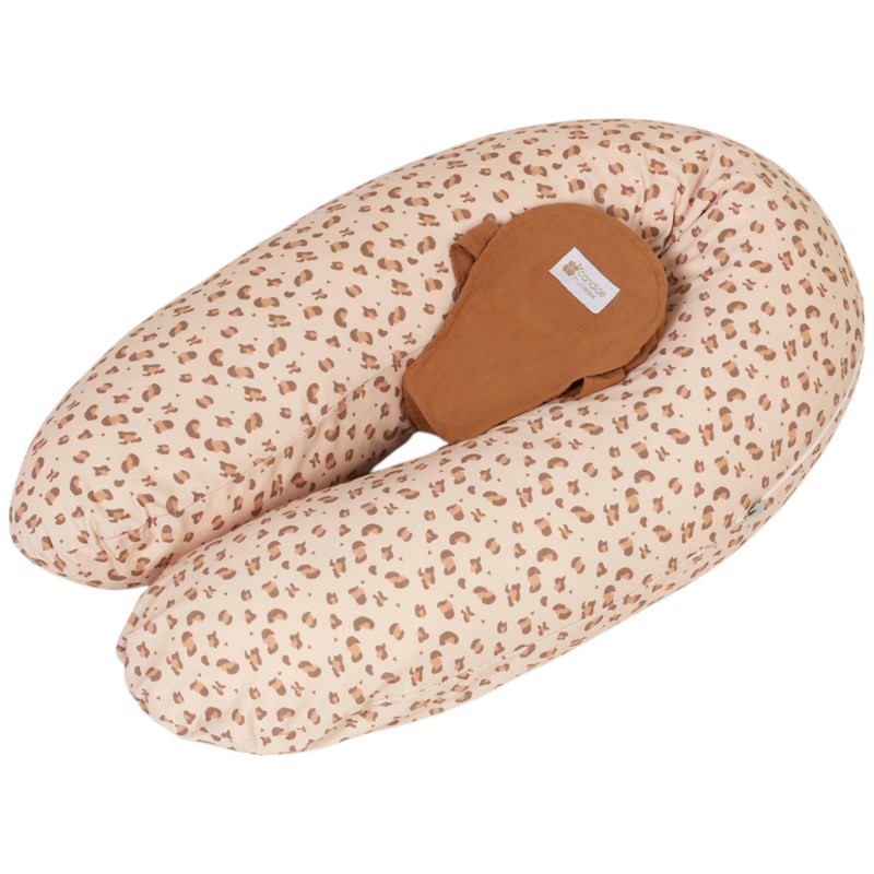 Coussin de grossesse multirelax 3 en 1 jersey léopard