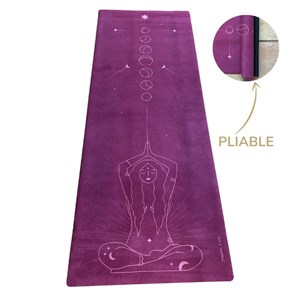Tapis de yoga voyage divine cranberry
