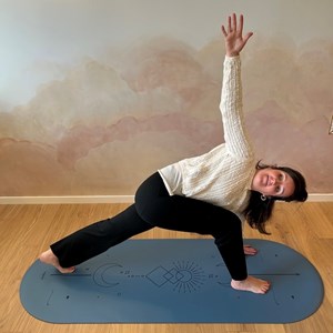 Tapis de yoga antidérapant star solaire