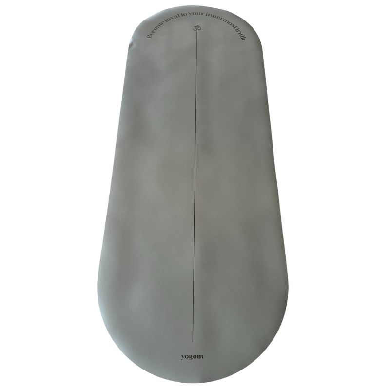 Tapis de yoga antidérapant star mantra taupe