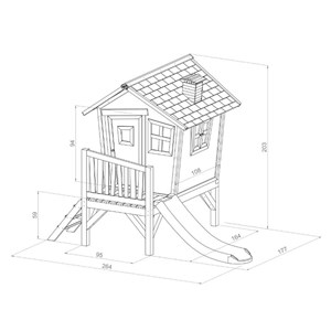 Maisonnette axi house vert