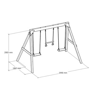 Portique axi house beige