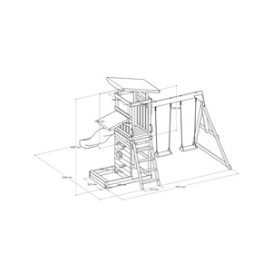 Portique axi house vert