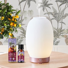 Duo diffuseur lempa blanc rose + synergie love is in the air