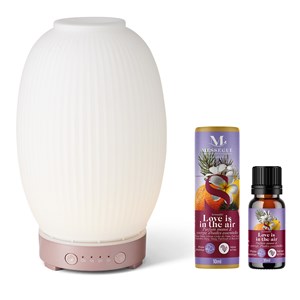 Duo diffuseur lempa blanc rose + synergie love is in the air