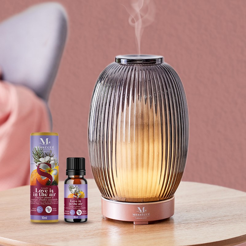 Duo diffuseur lempa gris rose + synergie love is in the air