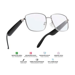Lunettes connectées multifonctions  mogie. - modèle lyra