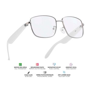 Lunettes connectées multifonctions  mogie. - modèle lyra
