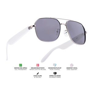 Lunettes connectées multifonctions  mogie. - modèle thalos