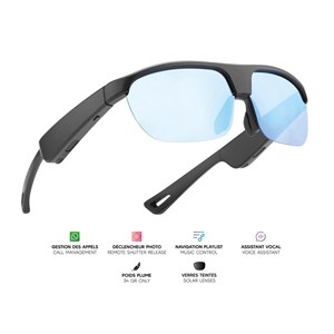 Lunettes connectées multifonctions  mogie. - modèle  atlas