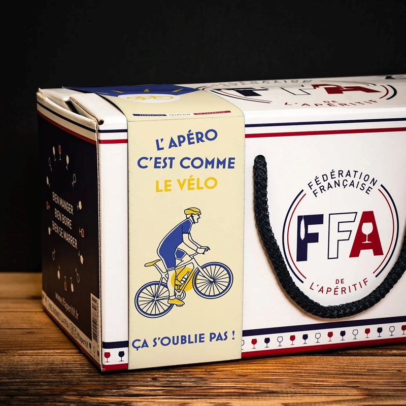 Coffret - l'apéro, c'est comme le vélo, ça s'oublie pas !