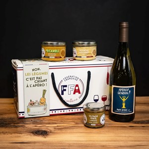 Coffret - l'apéro végé - non, les légumes c'est pas chiant à l'apéro !