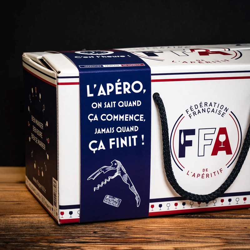 Coffret - l'apéro, on sait quand ça commence, jamais quand ça finit !