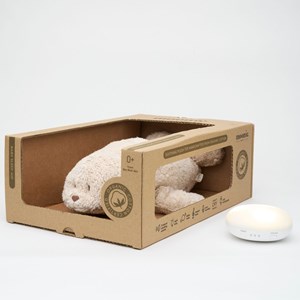 Peluche veilleuse phoque nature bio sable