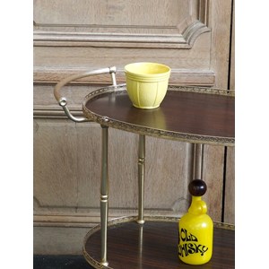 Desserte en formica et métal doré n°168