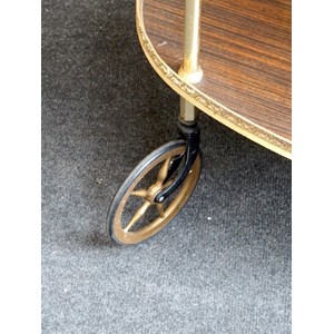 Desserte en formica et métal doré n°168