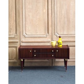 Petite enfilade en acajou et laiton n°373