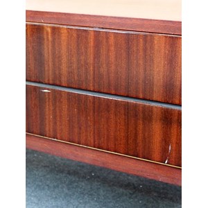 Petite enfilade en acajou et laiton n°373