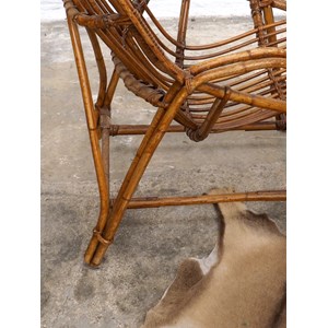 Ernest, le grand fauteuil en rotin n°682