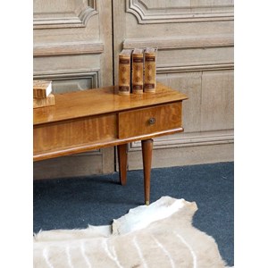 Enfilade en bois clair et laiton n°374