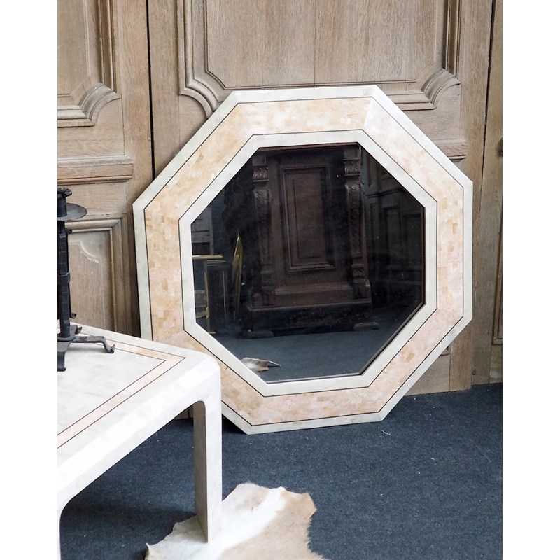 Miroir en marbre et travertin n°949