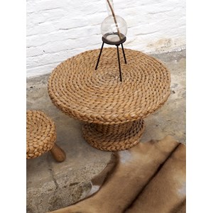 Ensemble table et tabouret en cordage n°445