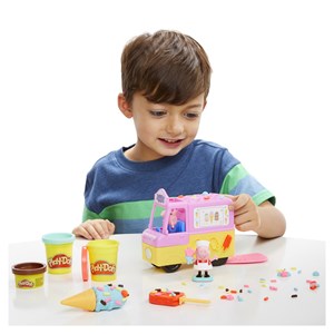 Play-doh peppa et le camion de glaces