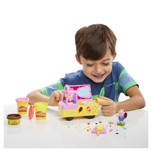 Play-doh peppa et le camion de glaces