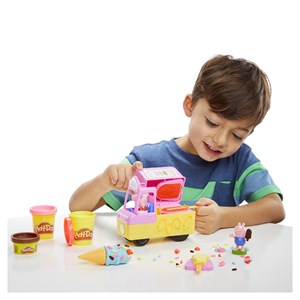 Play-doh peppa et le camion de glaces