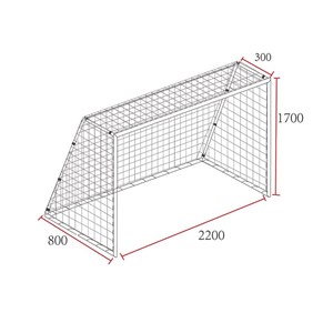 But de foot kylian 220 cm