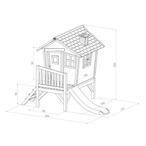 Maisonnette axi house beige