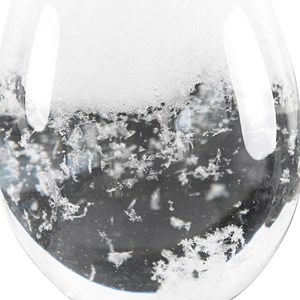 Baromètre fitzroy en verre et bois - prévisions météo déco