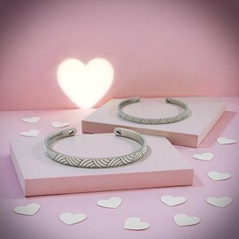 Duo ryoshi - bracelet jonc pour couple