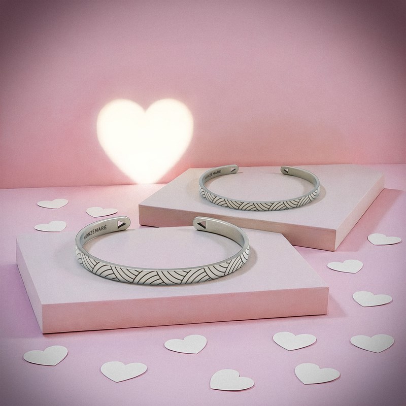 Duo ryoshi - bracelet jonc pour couple