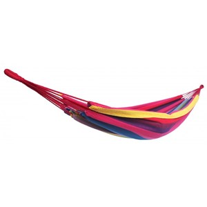 Set support en métal avec petit hamac rouge